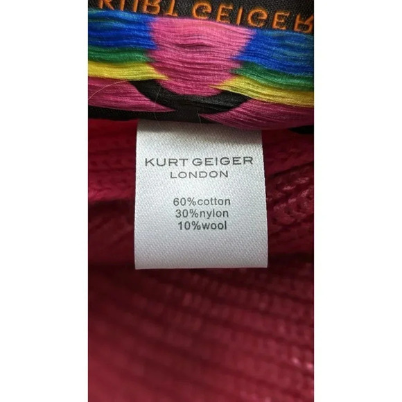 NWT Kurt Geiger London Be Kindness Foil Scarf (MSRP $69) - Picture 6 of 6